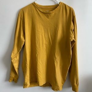 Mustard yellow long sleeve T